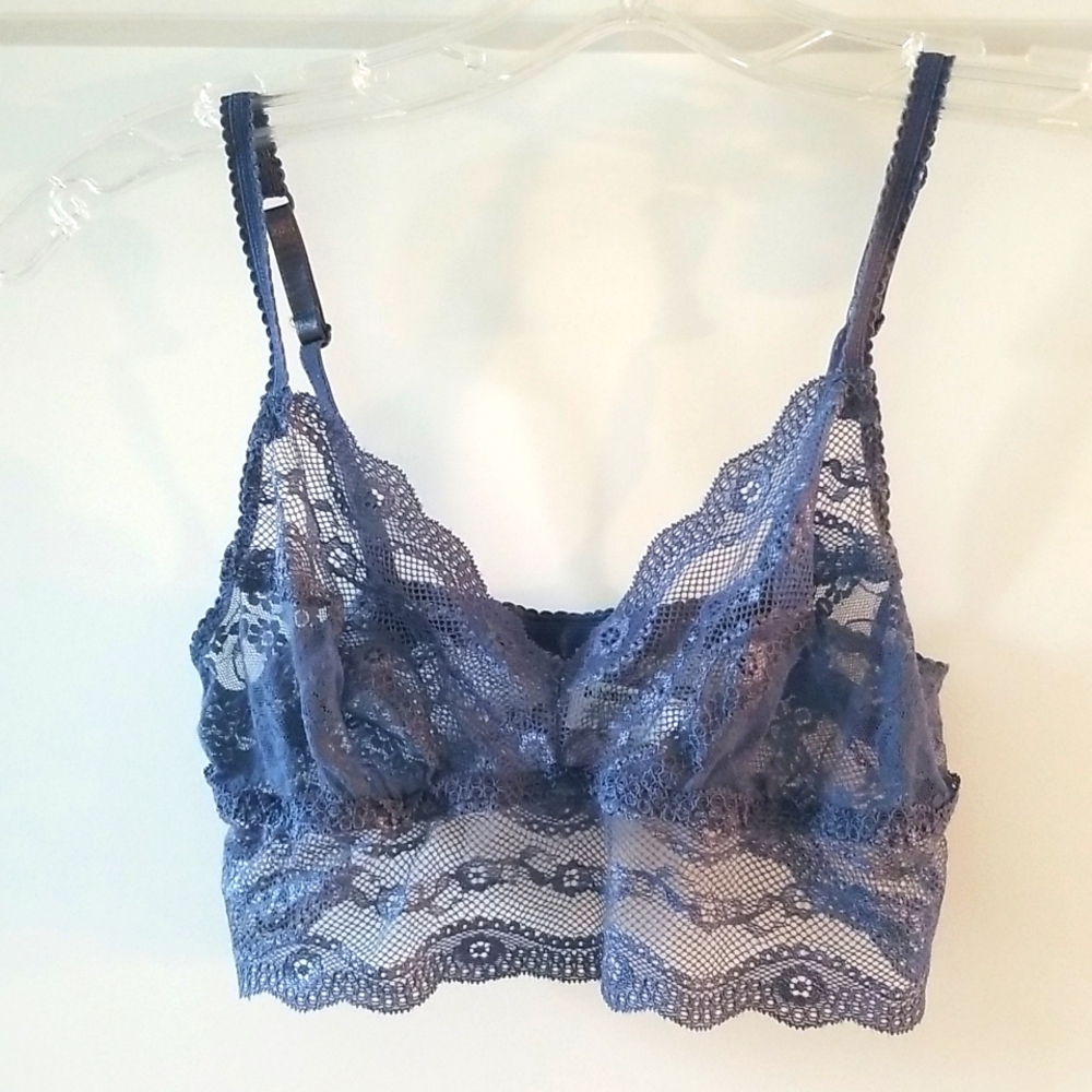 b.tempt'd Blue Lace bra Lingerie Size S